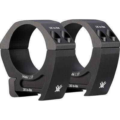 Vortex Pro Rings 34mm Low 0.95″/24.13mm (2 rings)