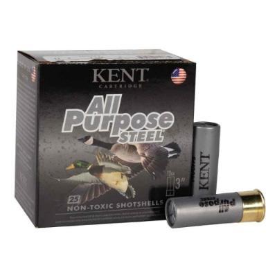 Kent All Purpose Steel Waterfowl 12 Ga 3″ 1-1/4 oz #2 Shot 25 Rnds
