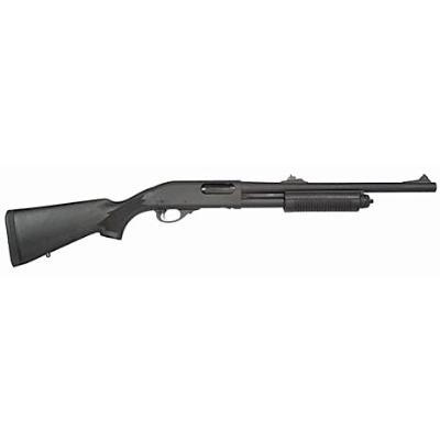 Remington 870 Police Magnum 12 Ga 3″ Blued 18″ Barrel Black Synthetic Stock Rifled Sight Pump Action