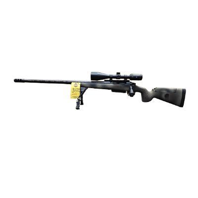 Used Alberta Tactical Rifle Maverick 300 Win Mag 24″ PROOF Carbon barrel with Muzzle Brake/McMillan Stock comes with Timney Trigger and Zeiss Conquest 5HD 3-15×50 Stk 75558