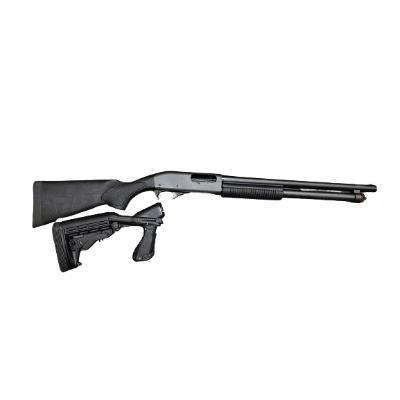 Used Remington 870 Tactical 12 Ga 3" Blued 18.5" Barrel Black Synthetic Stock Additional Stock Stk 77423 COND: EX
