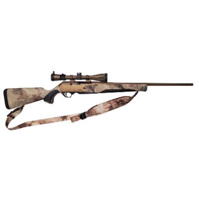 Used Browning BAR MK3 Speed 308 Win  Bronze Cerakote 22" Barrel Camo Synthetic Stock With Bronze Leupold VX-3HD 3.5-14x40 CDS And Sling and Soft Case Stk 78201 COND: EX